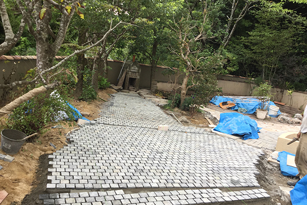 一戸建ての造園・外構工事（三田市）