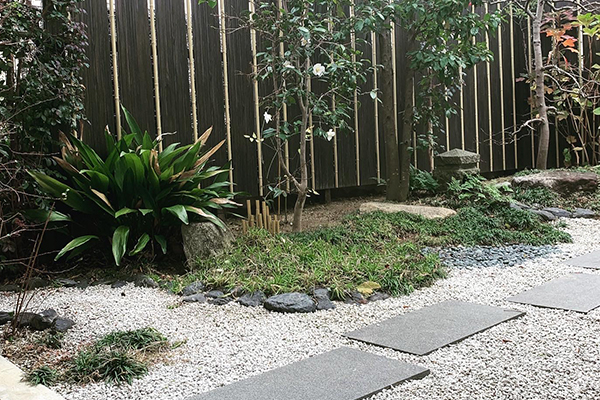 日本庭園風の造園工事（尼崎市 塚口町）