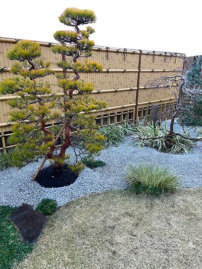日本庭園風の造園工事（神戸市西区 春日台）